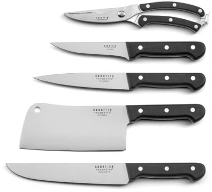 Sabatier Trompette Universal - Set 5 couteaux de boucher