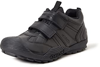 Geox J Savage A Boys School Shoes & Trainers Black 9 Child UK