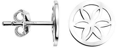 SOFIA MILANI - Damen Ohrringe 925 Silber - Ohrstecker als Kreis Blume - 20738