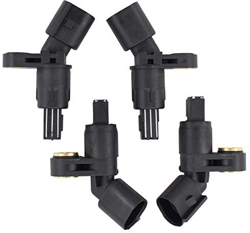 4 ABS Sensor Vorne Hinten links rechts für New Beetle Cabriolet Lupo Golf IV 4 Bora Variant Octavia I Combi Toledo II Leon Arosa TT Roadster A3 Cordoba Vario Ibiza 2 Inca Caddy 2 Corrado Passat Polo