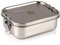 Indian-Tiffin Lonchera rectangular grande de una sola capa de acero inoxidable (mediana)