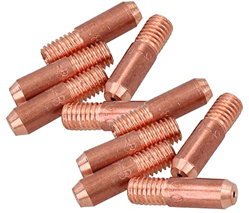 0.8mm Mini Contact Tips 10pk Hobby Welding Torch Welder MIG Gas M5 Thread