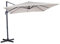 VONROC Parasol Cantilever Pisogne - 300x300cm - De Qualité Premium Beige - Terrasse Extérieure, Orientable à 360° - Grande Surface d'Ombrage - Robuste et Durable - Housse Parasol Incluse