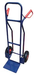 METRO Professional Sackkarre mit Treppenrutsche, Transportkarre Treppensteiger aus Metall, Tragkraft: 200kg, Abmessungen Ladefläche 21 x 30 cm, blau