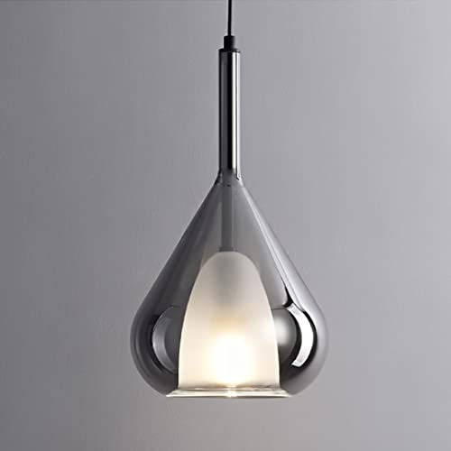 GUANSHAN Künstlerische Glas-Pendelleuchte, minimalistisches Design, Deckenleuchte, dekorative Pendelleuchte, kreativer Kronleuchter für Wohnzimmer, Nachttisch, Restaurant