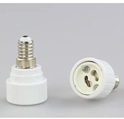 YSJJZRL E14/E27/B22/GU10/G24/E40 Sockel Extender Lampenfassung Verlängerung Lampenfassung Adapter (10 Stück, E14 auf GU10)