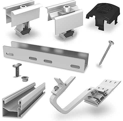 Montageset K2 für Standard-Ziegeldach PV-Anlage 24x420W Panel