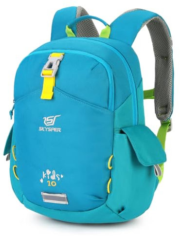 SKYSPER Kinderrucksack 10L Rucksack Jungen & Mädchen für 3-8 Jährige, komfortabler Wanderrucksack Kinder