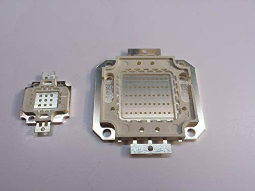 PLATFIRM Germinazione dei Semi: 30 W: Chip -Hydrokultur 3 W, 10 W, 30 W, 50 W, 100 W, 460 - 465 nm, Rosso 660 nm, 625 nm