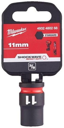Milwaukee Shockwave Hex Socket Standard 3/8 - 11mm