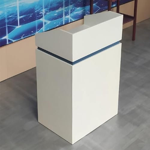 Großes Podium, hölzernes Rednerpult, bodenstehende Kanzeln, Blenden-Design, Podiumsständer, Computer-Arbeitsplatz-Podium mit Stauraum