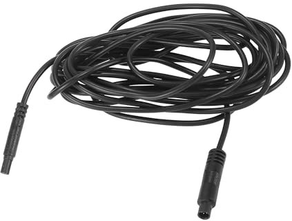 A ABSOPRO Verlängerungskabel für Rückfahrkamera 4 Pin 13ft 4m Dash-Kamera-Kabel Auto-Rückfahrkamera Schwarz