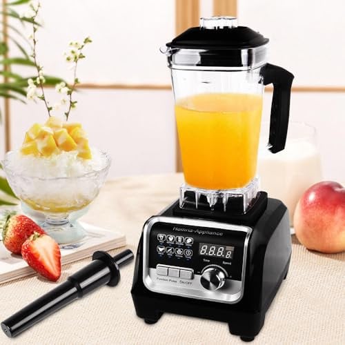 Taitus Blender Smoothie Maker, 2L BPA Free Container, blenders, mixers & food processors, Equipped with 8 Stainless Steel Blades, Max 40000 RPM, For soy milk/grinder/meat/fruit/baby food/soup