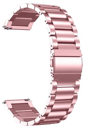 Edelstahl-Metall-Uhrenarmbänder Kompatibel mit Polar Ignite/Ignite 2/Ignite 3 Armbänder, Verstellbares Wasserdicht Ersatz-Uhrenarmband Armband Zubehör Uhrenarmband, Roségold