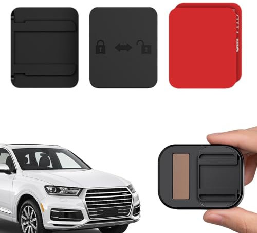 Xvilmaun Porte-carte de Péage et Passeport pour Pare-brise | Support Multifonction ETC | Porte-badge Compact Polyvalent Amovible, Facile à Installer