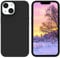 GUAGUA for iPhone 14 Plus Case, iPhone 14 Plus Liquid Silicone Case, Slim Soft Thin Microfiber Lining Cushion Texture Cover Shockproof Protective Phone Case for iPhone 14 Plus 6.7 Inch, Black
