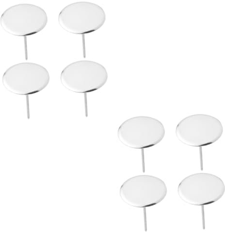 AUTSUPPL 8pcs Stainless Steel Cake Heating Core Decorating Nails Diameter for Cake Decorating Baking for Icing Roses and Floral Designs