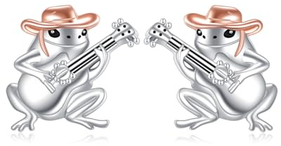 ONEFINITT Frosch/Dinosaurier/Fuchs/Corgi/Oktopus/Pinguin/Eichhörnchen/Krokodil/Highland Cow/Tiger Ohrringe 925 Sterling Silber Tiere Ohrstecker Tiere Schmuck Geschenke für Damen