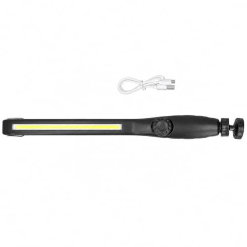 Naroote Arbeitsleuchte für Kfz Reparaturen, 360 Grad drehbar | COB LED Magnet, Dimmer, Leistungsanzeige, wiederaufladbares Motorhaubenlicht