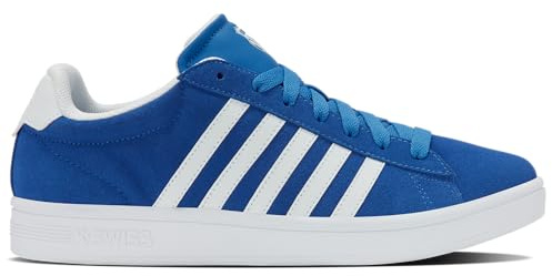 K-Swiss Court Tiebreak II SDE Herren Leder Sneaker Schuhe 09492-444 blau
