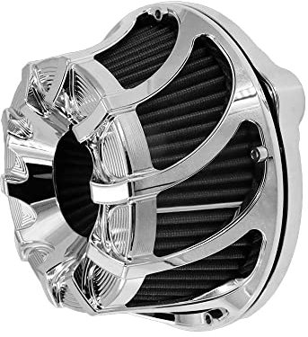 YUCHUANGYE Filtro Aria Moto Filtro dell'Aria di aspirazione CNC for Moto Adatto for Harley Filtro A Cono(Air Filters D)