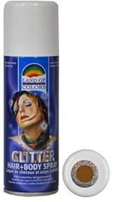LP Divertissements Lot de 3 - Bombe à Paillettes Or 125ml