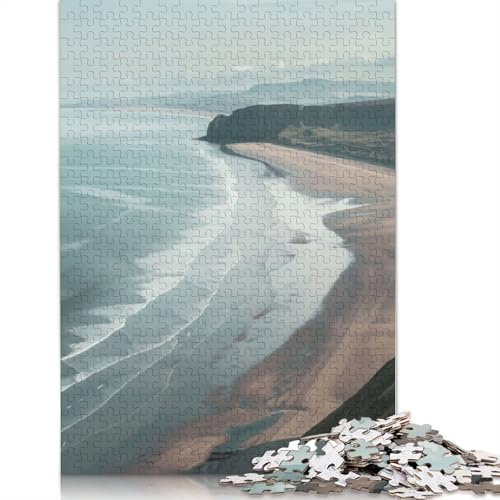 Serene Coastal Expanse 1500 Puzzles für Erwachsene, entspannendes Herausforderungsspielzeug, schwierige Puzzles für Kinder ab 12 Jahren, 1500 Teile (85 x 57 cm)