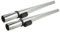 vhbw 2X Staubsaugerohr kompatibel mit Nilfisk VP/GD 930, VP100 Staubsauger - 32 mm Anschluss, 60-94 cm lang Schwarz Silber