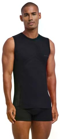 FALKE Men's Wool-Tech Light Sleeveless Sports Functional Shirt Thermoregulating Underwear for Hot and Cold Weather Breathable Climate-Regulating Odour-Neutralising Functional Yarn 1 Piece