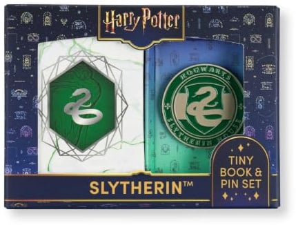 Harry Potter: Slytherin Tiny Book and Pin Set