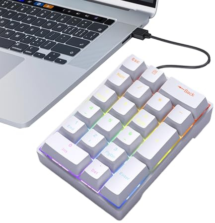 Tewzafiya Numerische, mechanisch, multifunktional, Nummern-Pad, Verkabelung, für Zähler, Finanzanalysten, Programmierer und Laptop-Computer