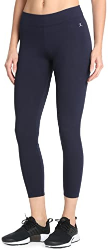 Danskin Women's Essentials Ankle Legging, Midnight Navy, M