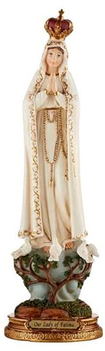 Avalon Gallery 100th Anniversary Edition Krönte Our Lady of Fatima Figur, 30,5 cm, groß Englisch