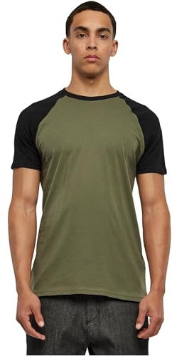 Urban Classics Raglan Contrast Tee Männer T-Shirt weiß/schwarz