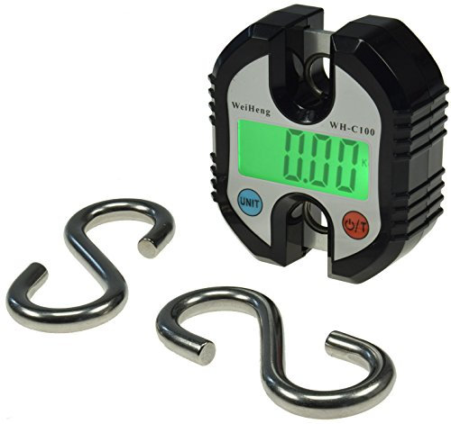 Digitale Waage Hochlast Hängewaage Wildwaage 0-150kg I Schwerlast Waage beleuchtetes Display