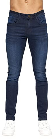 Duck and Cover - Mens 'MAYLEAD' Everyday Essential Slim Fit Jeans (36W / 34L, Dark Wash)