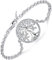 Friggem Bracelet pour Femme Arbre de la Vie Bracelet de Chaîne Réglable en Argent Sterling 925, Cadeau de Bijoux de Bracelet D'arbre Généalogique pour Les Ami Fille de Mère