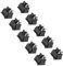 10pcs Walfront AC 16A 250V/20A 125V Interruptor De 2 Posiciones Interruptor Basculante De Encendido/Apagado De 4 Pines KCD4 Interruptor De Palanca De 4 Pines Y 2 Posiciones Resistencia Al Calor Acceso