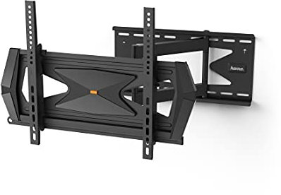 Hama TV Wandhalterung schwenkbar 180°, neigbar, ausziehbar (TV Halterung für Fernseher mit 32 bis 65 Zoll, Fernsehhalterung mit Diebstahlschutz, ideal für den gewerblichen Bereich, VESA bis 400x400)