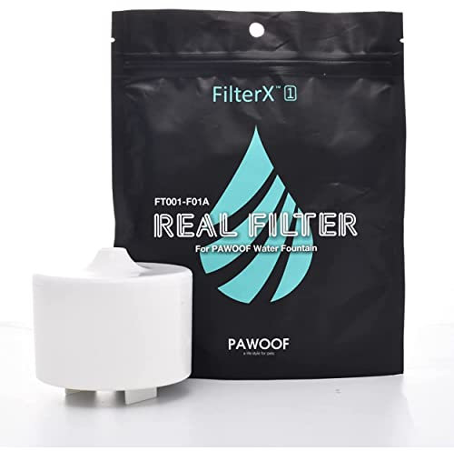 FILTRE de remplacement pour Fontaine à Eau Chats et Chiens Queen & Hunters | Distributeur d'eau Silencieux | Hydratation hygiénique | Filtre de rechange Efficace à 99,9% - 1,5 litres - sans BPA