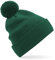 Beechfield B450N Organic Cotton Snowstar Beanie - Bottle Green