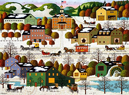 Buffalo Games - Charles Wysocki - Blossom River Junction - 1000 Piece Jigsaw Puzzle