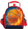7-Mi Lunch Box for Boys Lunch Tote Cooler Bag Insulated Reusable Lunch Snack for Kid Thermal Bags Basketball with Adjustable Strap