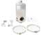 Cozyel 28 kW Edelstahl Pool-Wärmetauscher Schwimmbadwärmetauscher Pool Schwimmbad Heizung Wärmetauscher Poolwärmetauscher für Swimmingpool Spa Poolsystem, 29,2 x 16 cm