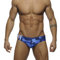 RQPYQF Costume da Bagno Uomo, Costume Slip Nuoto Mare e Piscina Uomo Swimming Brief Coulisse Regolabile YK30 (Blu Scuro, XXL)