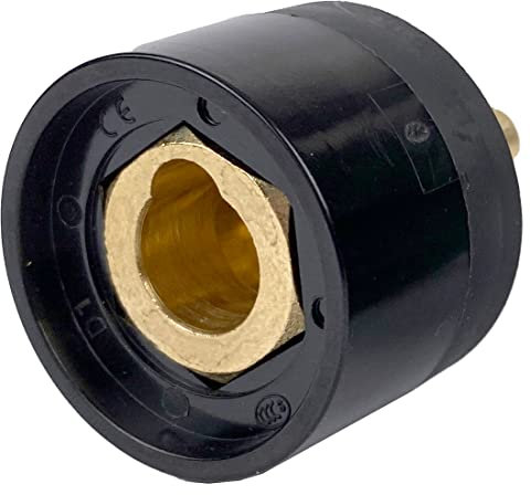 WELDINGER Schweißkabel Adapter mit Dorn T25 9 mm auf T50 13 mm Buchse