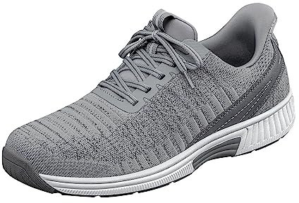 Orthofeet Hands-Free Orthopädischer Herren Slip-in Sneaker Grau Yari, Größe 43 Weit