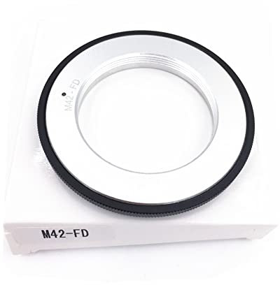 1 x Kamera M42-FD M42 Schrauben-Objektiv-Adapterring für Canon FD Mount AE-1 F-1 T50 T90 Zubehörteil