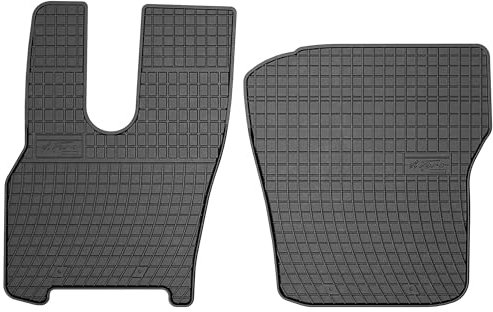 MOTOS Gummimatten Auto Fussmatte passend für DAF XG ab 2022 Version mit pneumatischem Sitz rechts oder Kinositz Verbessern Sie Ihren Reisekomfort mit Antirutschmatte Auto- Allwetter fußmatten Auto, Sc