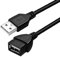 xromtbem Rallonge USB 2.0 60/100/150 cm 4 fils USB Type A mâle vers A femelle Câble d'extension USB Connecteurs Noir 3 m